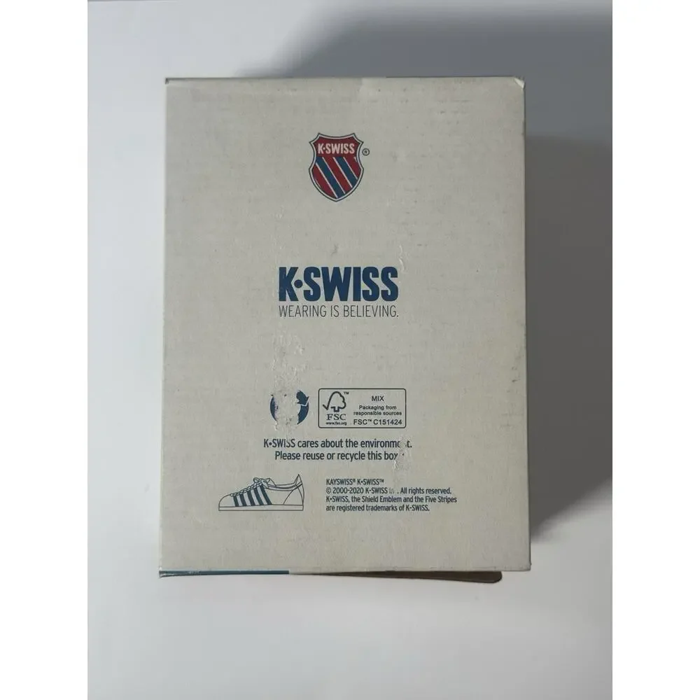 K Swiss Classic VN Infant Low Sneakers Black Size 6 Toddler Shoes With Box